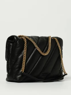 Borsa Love Puff Big Pinko in nappa trapuntata