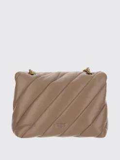 Borsa Love Puff Big Pinko in nappa trapuntata