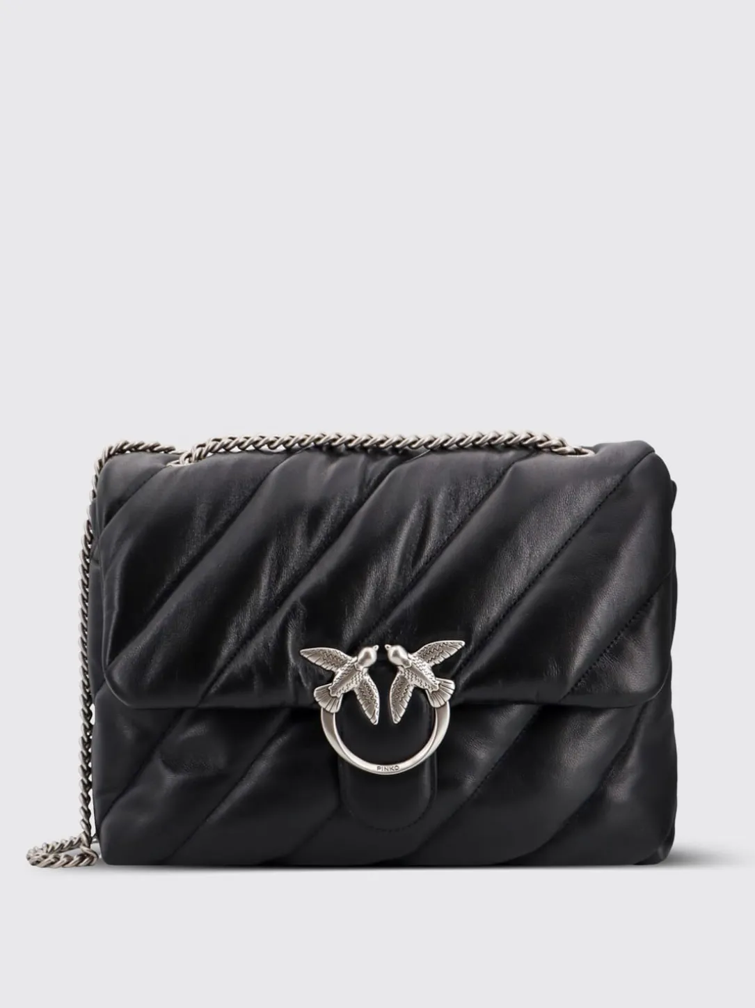 Borsa Love Puff Pinko in nappa matelassé