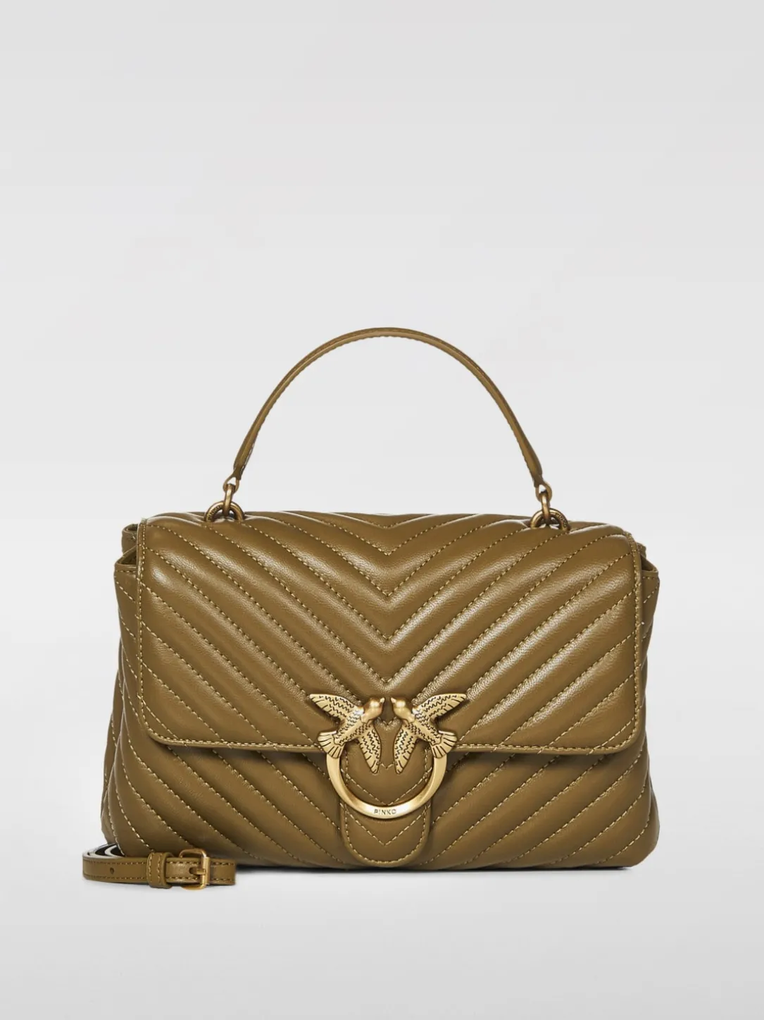 Borsa Love Puff Pinko in pelle matelassè