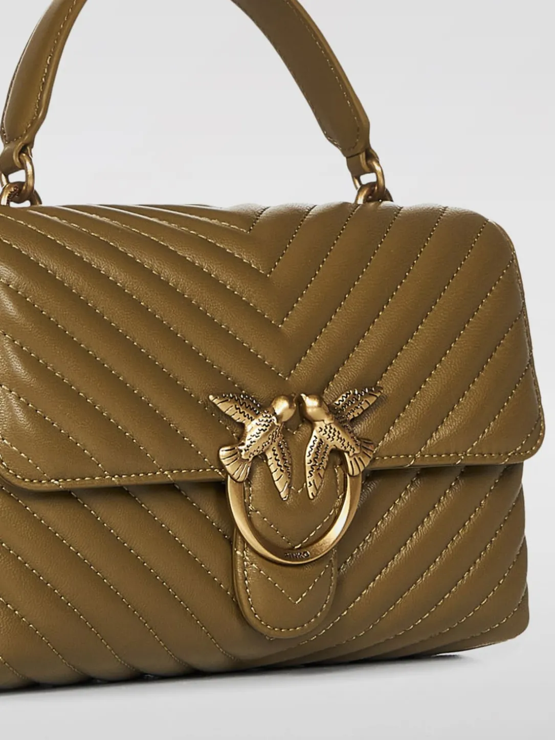 Borsa Love Puff Pinko in pelle matelassè