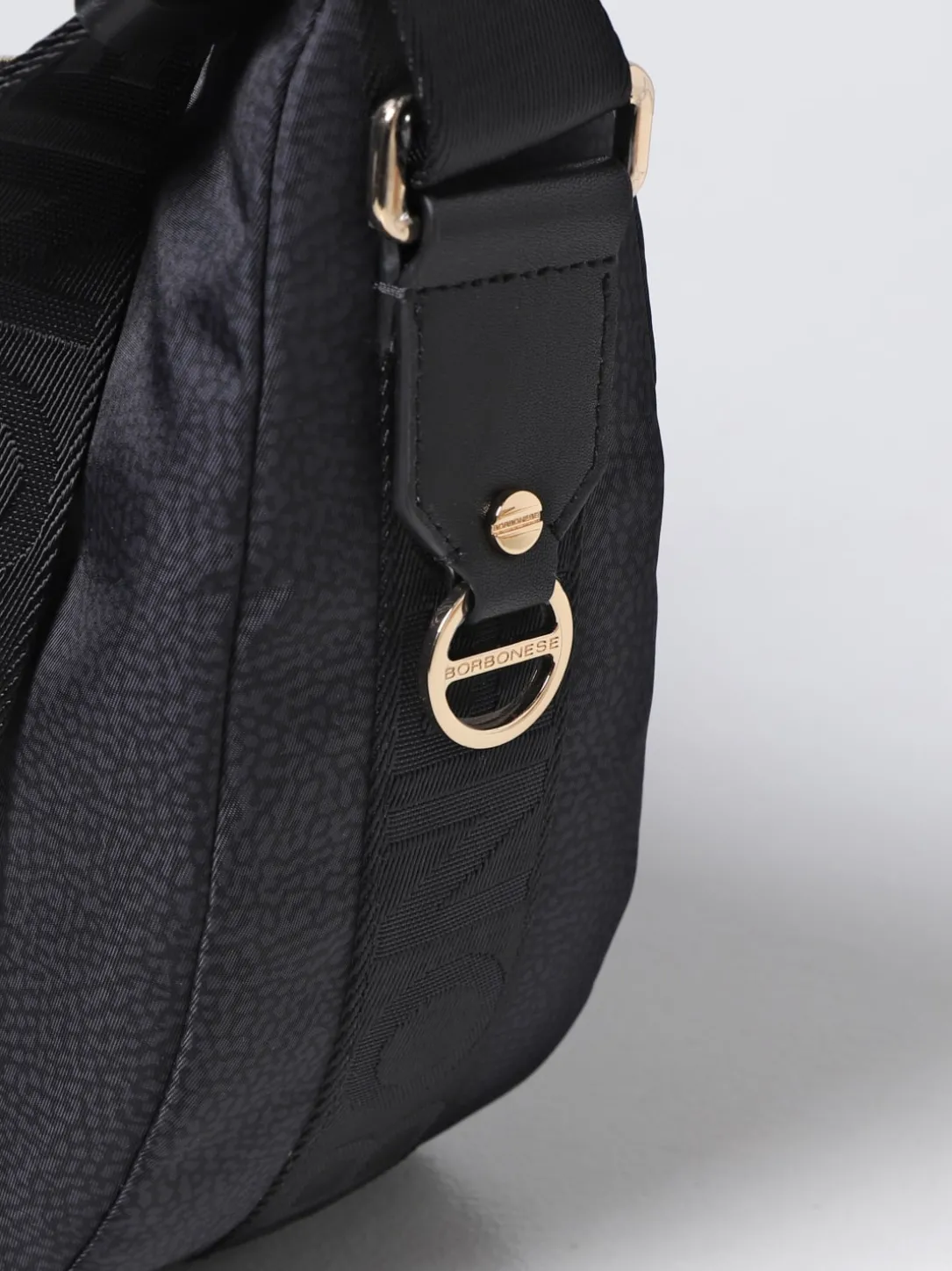 Borsa Luna M Borbonese in nylon riciclato