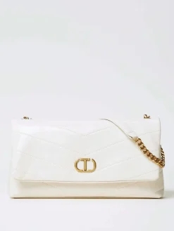 Borsa Madison Twinset in pelle trapuntata chevron