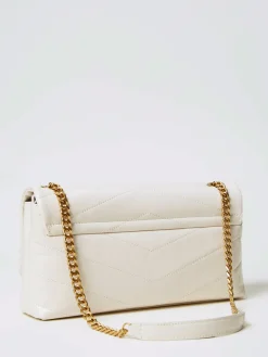 Borsa Madison Twinset in pelle trapuntata chevron