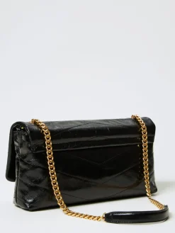 Borsa Madison Twinset in pelle trapuntata chevron