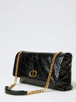 Borsa Madison Twinset in pelle trapuntata chevron