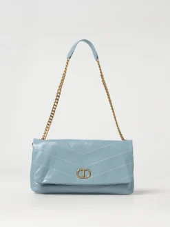 Borsa Madison Twinset in pelle trapuntata chevron