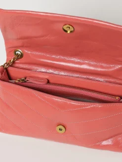 Borsa Madison Twinset in pelle trapuntata chevron