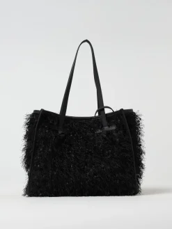 Borsa Marcella Gianni Chiarini Club Marcella in pelle e tessuto sfrangiato