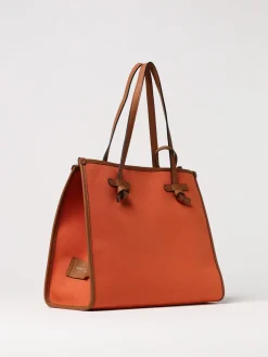 Borsa Marcella Gianni Chiarini Club Marcella in canvas di cotone e pelle