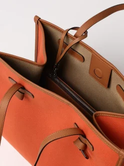 Borsa Marcella Gianni Chiarini Club Marcella in canvas di cotone e pelle