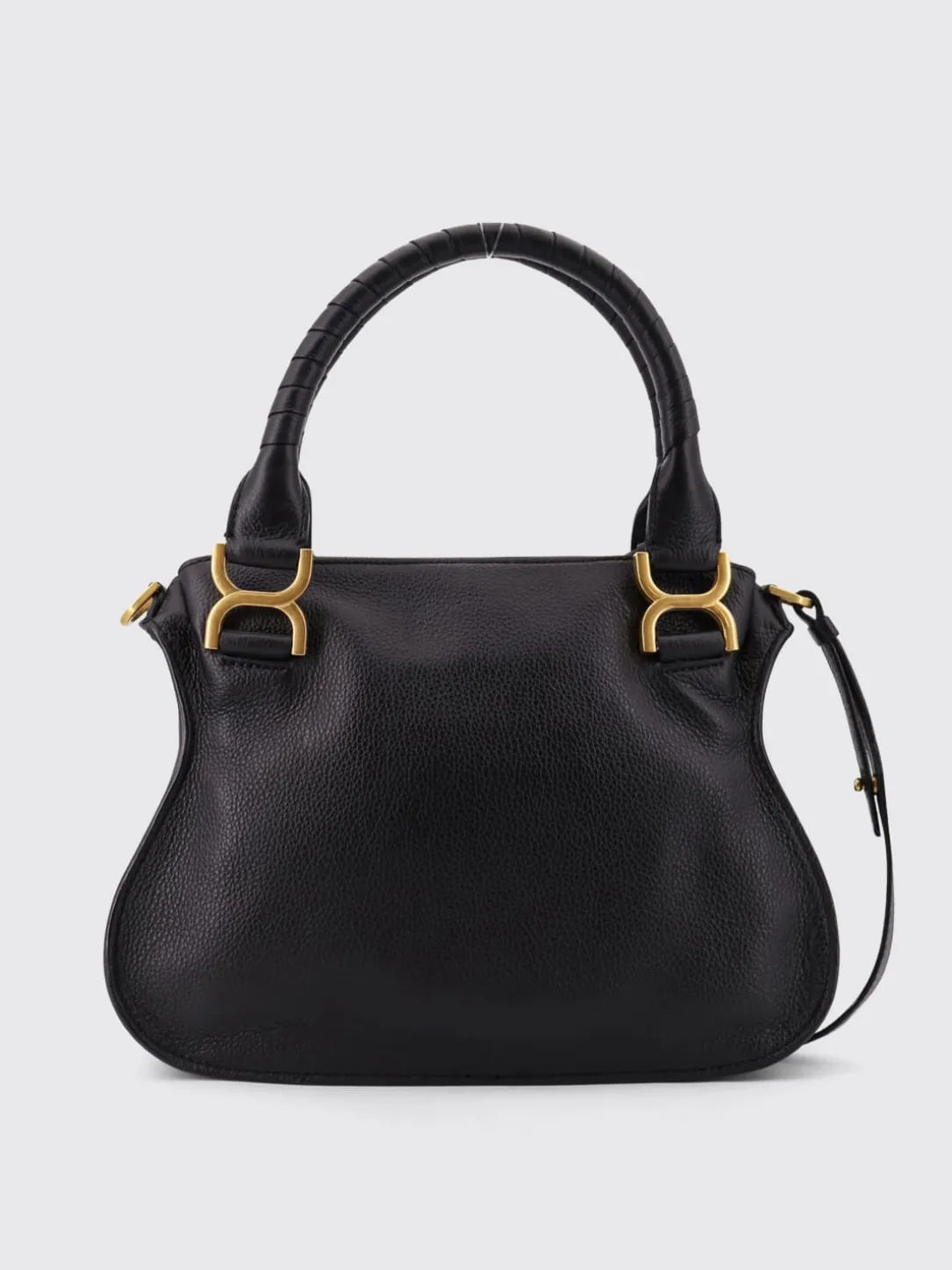 Borsa Marcie Small Chloé in pelle a grana