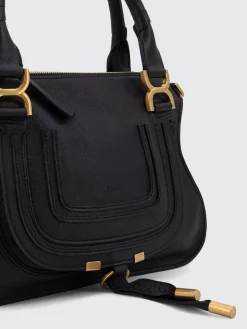 Borsa Marcie Small Chloé in pelle a grana