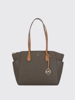 Borsa Marilyn Michael Kors in cotone spalmato con monogram all over