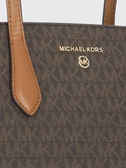 Borsa Marilyn Michael Kors in cotone spalmato con monogram all over