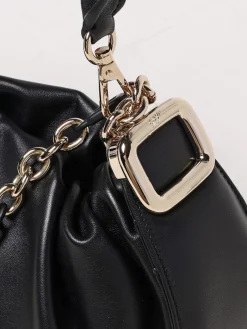 Borsa Media Hobo Viv' Choc Royal in pelle Roger Vivier