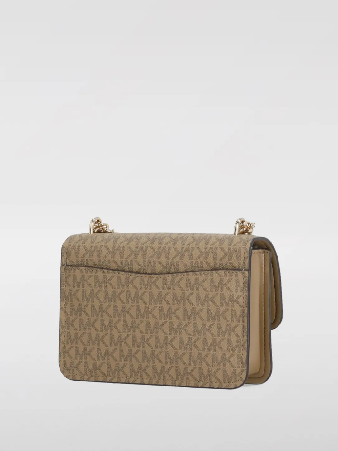 Borsa Michael Kors in cotone spalmato con monogram MK all over