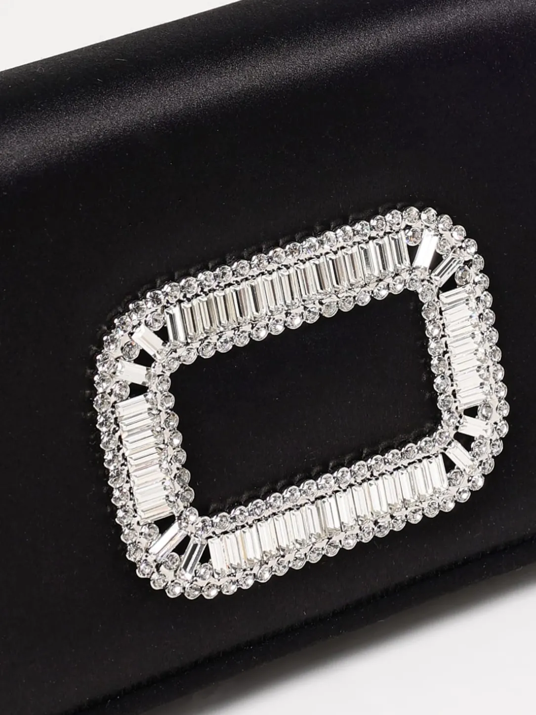 Borsa Micro Pilgrim in raso Roger Vivier