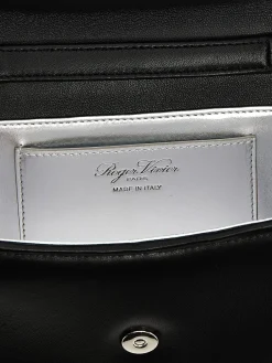 Borsa Micro Pilgrim Roger Vivier in nappa con fibbia gioiello