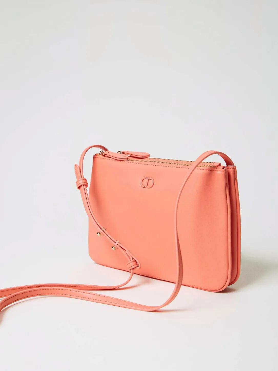 Borsa mini a tracolla Twinset in pelle sintetica