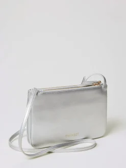 Borsa mini a tracolla Twinset in pelle sintetica
