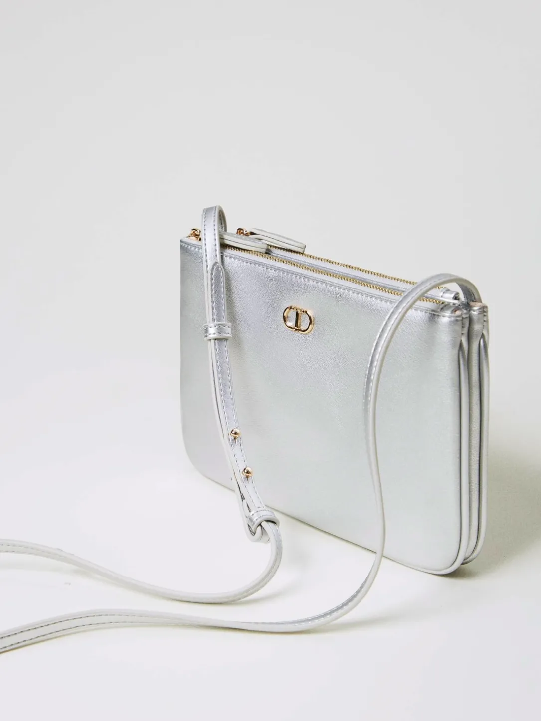 Borsa mini a tracolla Twinset in pelle sintetica