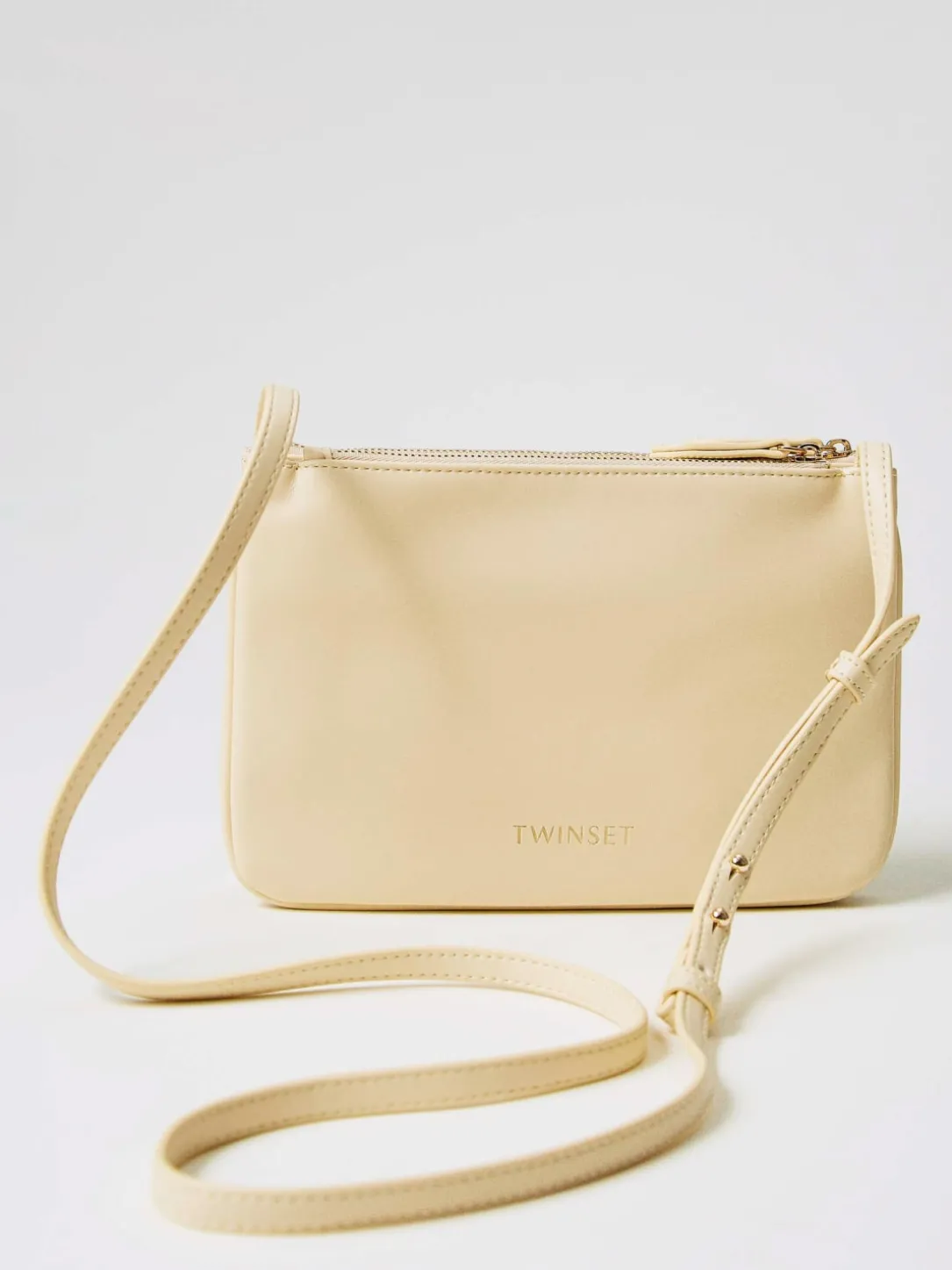 Borsa mini a tracolla Twinset in pelle sintetica