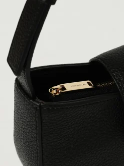 Borsa Mini Double Gancini Ferragamo in pelle martellata
