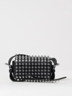 Borsa Mini Ricco Alexander Wang in pelle a grana con borchie all over