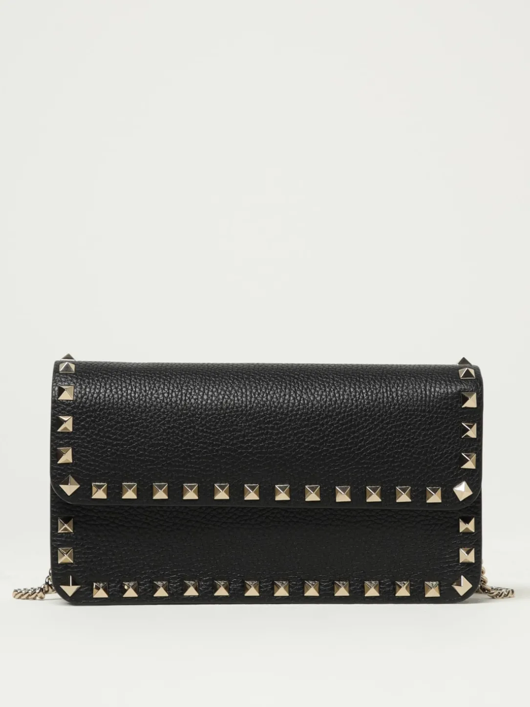 Borsa Mini Rockstud Valentino Garavani in pelle a grana