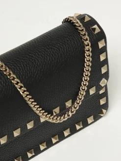 Borsa Mini Rockstud Valentino Garavani in pelle a grana