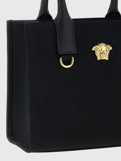 Borsa Mini Shopper La Medusa Versace in canvas e pelle