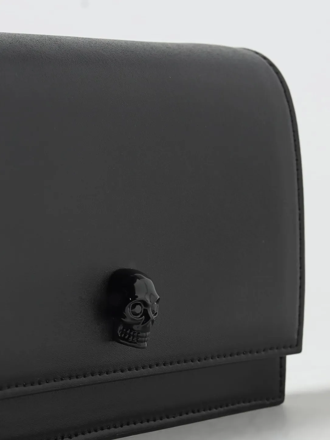 Borsa Mini Skull McQueen in pelle