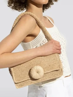 Borsa Miro by Malene Birger in rafia crochet