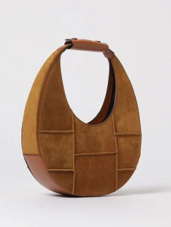 Borsa Moon Staud in pelle scamosciata