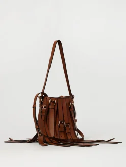 Borsa Moschino Couture in pelle con frange