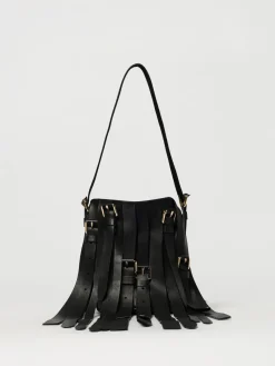 Borsa Moschino Couture in pelle con frange