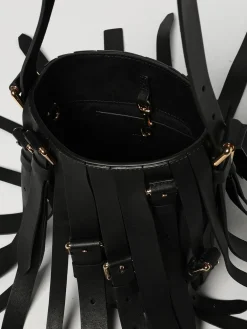 Borsa Moschino Couture in pelle con frange