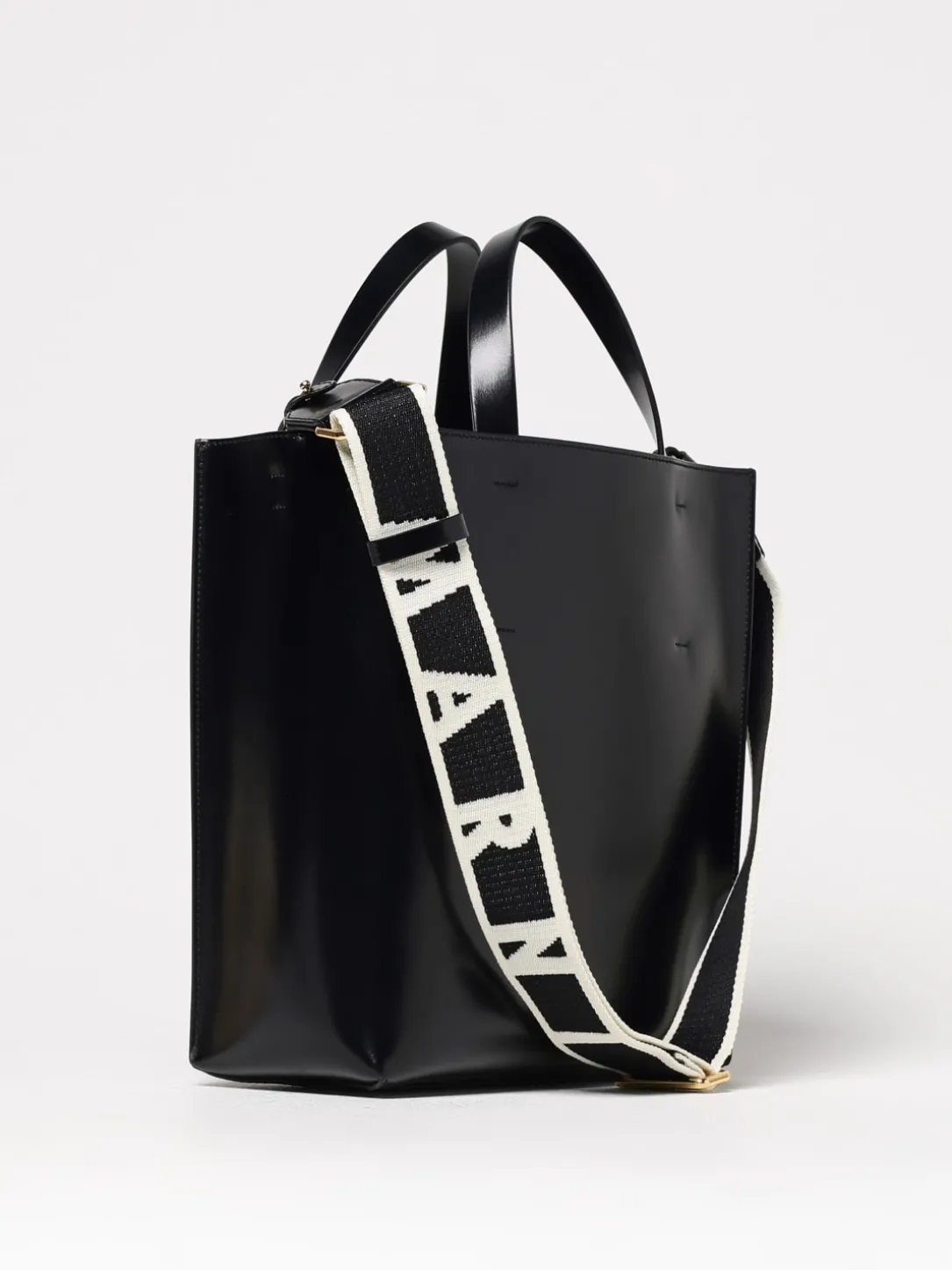 Borsa Museo Marni in pelle spazzolata