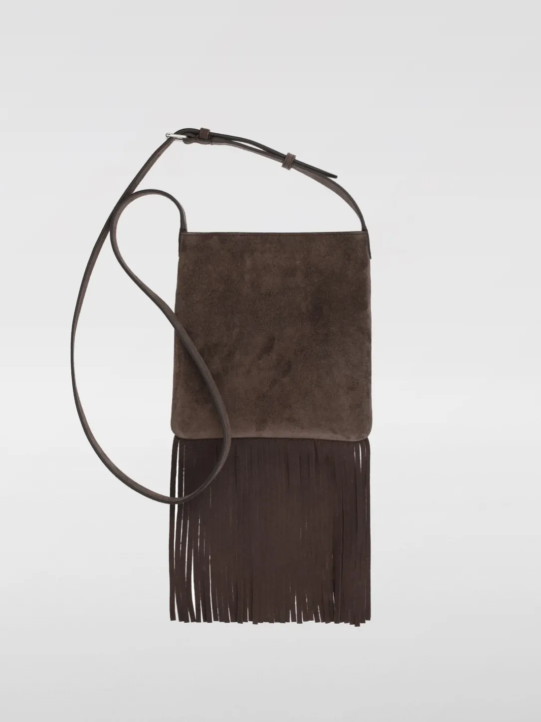 Borsa Nellcôte Valentino Garavani in camoscio con frange