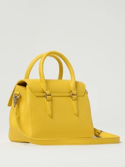 Borsa Odeth Line Secret Pon-Pon in pelle sintetica a grana