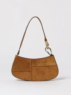 Borsa Ollie Staud in pelle scamosciata