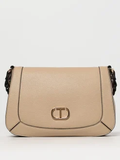 Borsa Oval T Twinset in pelle sintetica a grana