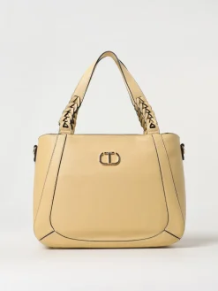 Borsa Oval T Twinset in pelle sintetica a grana