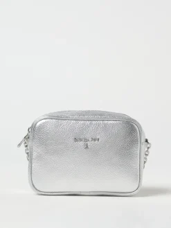 Borsa Patrizia Pepe in pelle a grana laminata