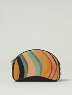 Borsa Paul Smith in pelle a grana multicolor