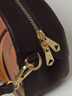Borsa Paul Smith in pelle a grana multicolor