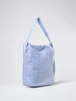 Borsa Philosophy Di Lorenzo Serafini in nylon con stampa a righe