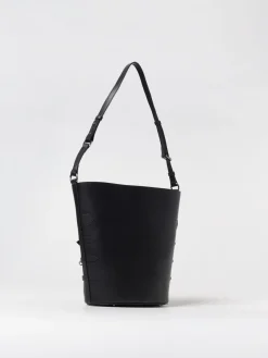 Borsa Pinko in pelle con anelli metallici