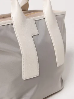 Borsa Piuma Furla in nylon e pelle a grana